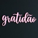 Ver imagem 1 de Adorno Gratidão - Quadro, Lettering, Decoração Para Parede - 25cm - Toque 3D:Rosa Claro
