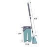 Balde Flat Mop Esfregão Limpa Lava e Seca Rodo Gira 360°:verde - 2