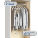 Ver imagem 6 de Guarda-roupa Modulado 2 Portas com Prateleiras e Cabideiro Infinity