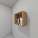 Ver imagem 1 de Nicho Amadeirado de Parede em Mdf – Simples, Elegante e Funcional