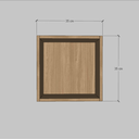 Ver imagem 3 de Nicho Amadeirado de Parede em Mdf – Simples, Elegante e Funcional