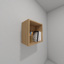 Ver imagem 2 de Nicho Amadeirado de Parede em Mdf – Simples, Elegante e Funcional