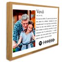 Ver imagem 5 de Quadro Personalizado com Foto e Música Vovô em Moldura Caixa TACOLADO PAPEL DE PAREDE Moldura Caixa 