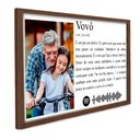 Ver imagem 4 de Quadro Personalizado com Foto e Música Vovô em Moldura Caixa TACOLADO PAPEL DE PAREDE Moldura Caixa 