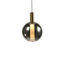 Ver imagem 1 de Lustre Pendente Skylight Spia 4089 21cm Led Bivolt Dourado e Fumê