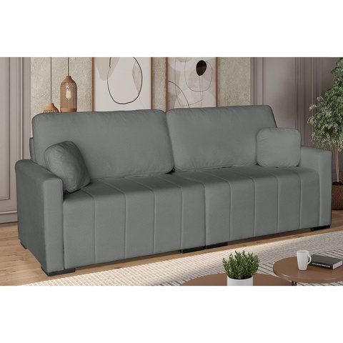 Sofá Valência 4 Lugares 2,20m em Linho Conforto, Design Moderno e Sofisticação | de Casa Décor e Est