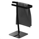Ver imagem 5 de Porta Toalha Lavabo de Bancada Suporte para Toalha Oslo:preto