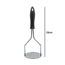 Ver imagem 2 de Espremedor de Batata Amassador Legumes Feijão Resistente Aço Inox