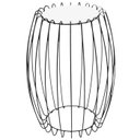 Ver imagem 1 de Mesa Apoio Lateral 43 Cm Tampo Vidro Branco Base Metal Preto Nacc