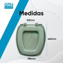 Ver imagem 5 de Assento Sanitário Almofadado Thema Durin Verde Água
