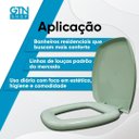 Ver imagem 3 de Assento Sanitário Almofadado Thema Durin Verde Água