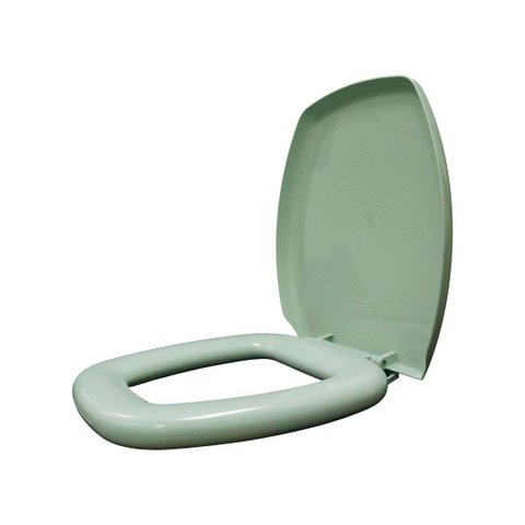 Assento Sanitário Almofadado Thema Durin Verde Água