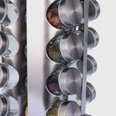 Ver imagem 5 de Porta Tempero Condimento Giratório Redondo 20 Peças Inox