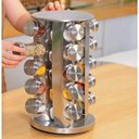 Ver imagem 3 de Porta Tempero Condimento Giratório Redondo 20 Peças Inox