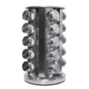 Ver imagem 1 de Porta Tempero Condimento Giratório Redondo 20 Peças Inox