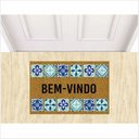 Ver imagem 1 de TAPETE DE ENTRADA BEM VINDO, MEDIDA PORTA.