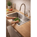 Ver imagem 1 de Cuba Gourmet Pia Aço Inox 304 Cozinha Profissional 70x40cm Cozix