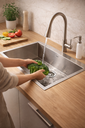 Ver imagem 1 de Cuba Gourmet Pia Aço Inox 304 Cozinha Profissional 70x40cm Cozix