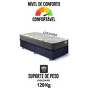 Ver imagem 7 de Base Box Baú 88x188 Suede com Colchão Adapto Molas Ensacadas