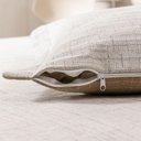 Ver imagem 3 de Colcha Solteiro Jacquard Dual Dupla Face 4 Peças Bege