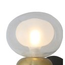 Ver imagem 4 de ARANDELA GUARANA PRETO DOURADO E BRANCO FOSCO 21CM X 13,4CM X 19,2CM 1XG9 28W BELLA HC006