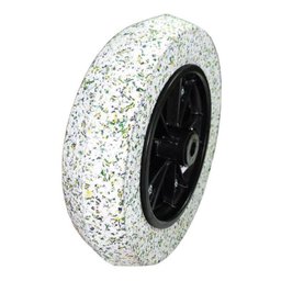 Roda+pneu Maciço Force Linha Leve 3.25x8x3/4 (19mm) - 2