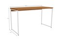 Ver imagem 3 de Mesa Secretaria 1,36 Mt Kappesberg Canela/branco Li003-cnbr