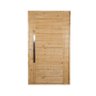 Porta de Madeira Maciça Pivotante Lado Esquerdo 210x102cm Imbuia Allo Esquadrias - 1
