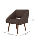 Ver imagem 4 de Poltrona Valentina em Veludo – Just Tiime