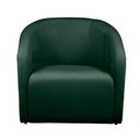 Ver imagem 3 de Poltrona Decorativa Orgânica Loren Veludo Verde - Loja Sheep