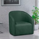 Ver imagem 2 de Poltrona Decorativa Orgânica Loren Veludo Verde - Loja Sheep