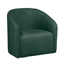 Ver imagem 1 de Poltrona Decorativa Orgânica Loren Veludo Verde - Loja Sheep