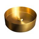 Ver imagem 2 de Cuba Inox Redonda para Banheiro Aço Inox 304 Ralo com Click