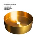 Ver imagem 4 de Cuba Inox Redonda para Banheiro Aço Inox 304 Ralo com Click