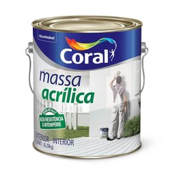 Massa Acrílica 5,7kg - Coral - 1