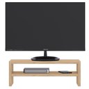 Ver imagem 7 de Kit 02 Suportes Stand Para Monitores Mesa Escritório Home Office Lap L03 Amadeirado - Lyam Lyam Deco