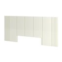 Ver imagem 2 de Cabeceira Cama Casal Ripado Dalla Costa 100% Mdf: Off White