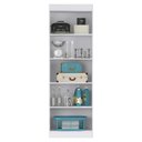 Ver imagem 6 de Armario Multiuso 2 Portas 183x60 Cm 2000191 Branco Armoveis