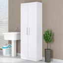 Ver imagem 2 de Armario Multiuso 2 Portas 183x60 Cm 2000191 Branco Armoveis
