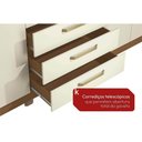 Ver imagem 7 de Guarda Roupa Casal 6 Pts c/Vid 4GAV T594 Of White Kappesberg