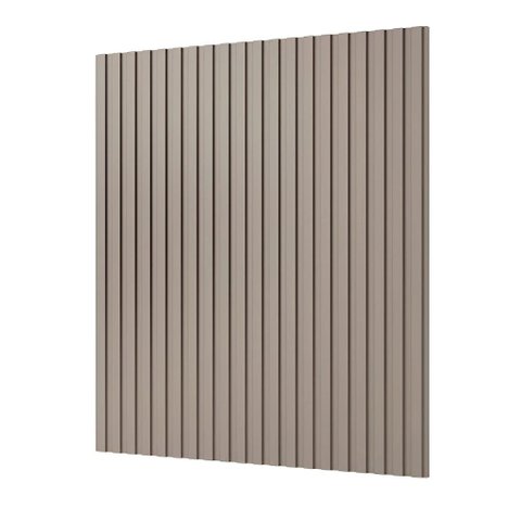 Painel Ripado Decorativo 200cm X 240cm 100% Mdf Cor:grigio