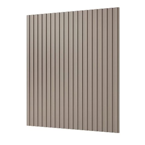 Painel Ripado Decorativo 200cm x 240cm 100% MDF Cor:Grigio