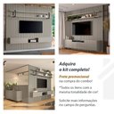 Ver imagem 3 de Painel Ripado Decorativo 200cm X 240cm 100% Mdf Cor:grigio