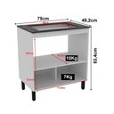 Ver imagem 5 de Balcão Cozinha Cooktop Nicho Forno Branco