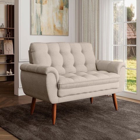 Poltrona Decorativa 2 Lugares Xangai