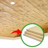 Kit Forro Lambri de Madeira Pinus Extra- 1 M2 Peças 1 Metros - 2