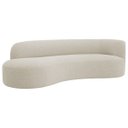 Ver imagem 1 de Divã Recamier Orgânico Tokyo 200cm Lado Esquerdo Bouclé