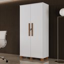 Ver imagem 1 de Armário para Escritório Multiuso 2 Portas com Chave 100% MDF Dacar