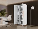 Ver imagem 7 de Armário para Escritório Multiuso 2 Portas com Chave Dacar Branco 100% MDF