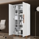 Ver imagem 2 de Armário para Escritório Multiuso 2 Portas com Chave 100% MDF Dacar